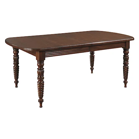 Traditional Victoria Dining Table with Two Table Leaves